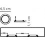 Lampa do zabudowy 1x1.9 W aluminium 79440029 Nordlux Cambio zdj.2