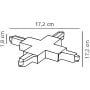 Łącznik x W czarny 86079903 Nordlux Link zdj.2