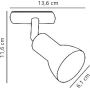 Lampa do szynoprzewodów 1x35 W biały 86129901 Nordlux MuninLink zdj.2