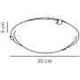 Lampa podsufitowa 1x60 W biała 92746001 Nordlux Petri zdj.2