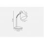 Lampa biurkowa 1x15 W biała 73065001 Nordlux Cyclone zdj.2