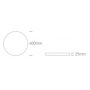 Plafon 1x32 W czarny 62006BBV One Light Belfort 3 zdj.2