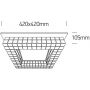 Plafon 1x24 W chrom 62184BCW One Light zdj.3