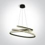 Lampa wisząca 1x45 W czarna 63046AB One Light Charma zdj.1