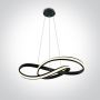 Lampa wisząca 1x40 W czarna 63066AB One Light Evia zdj.1