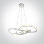 Lampa wisząca 1x40 W biała 63066AW One Light Evia zdj.1