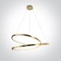 Lampa wisząca 1x40 W mosiądz 63068ABS One Light Randa zdj.1