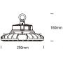 Lampa wisząca 1x100 W czarna 63100NC One Light Noah zdj.2