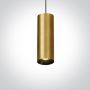 Lampa wisząca 1x10 W mosiądz 63105MBBS One Light Kallifoni zdj.1