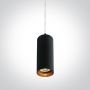 Lampa wisząca 1x10 W czarna 63105NB One Light Ampeliko zdj.1