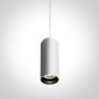 Lampa wisząca 1x10 W biała 63105NW One Light Ampeliko zdj.1