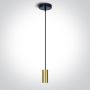 Lampa wisząca 1x20 W mosiądz 63124BBS One Light Irini zdj.1