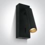 Kinkiet 1x3 W czarny 65746ABW One Light Kandila zdj.1