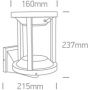 Kinkiet solarny 1x2 W czarny 67496BEW One Light Robio zdj.2