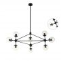 Lampa podsufitowa powyżej 6x8 W czarny OR80094 Orlicki Design Bao zdj.1