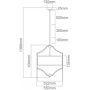 Lampa podsufitowa 4x15 W czarna-złota OR84160 Orlicki Design Stesso zdj.2