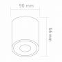 Lampa podsufitowa 1x8 W biała OR82418 Orlicki Design Rullo zdj.2