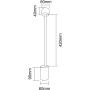 Lampa podsufitowa 1x8 W biała OR84221 Open Design Tuka Bianco L zdj.2