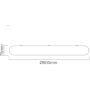 Plafon 1x73 W biały-chrom OR86362 Open Design Piatto Cromo zdj.2