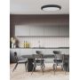 Plafon 1x73 W biały-czarny OR86249 Open Design Piatto Toupe zdj.3