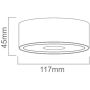 Lampa do zabudowy 1x10.5 W szara OR86256 Open Design Neo Toupe Slim Led/Ufo Toupe zdj.2