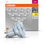 Żarówki LED Multipack 10x4.3 W 2700 K gu10 4058075036680 Osram Base zdj.1