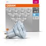 Żarówki LED Multipack 10x4.3 W 4000 K gu10 4058075036703 Osram Base zdj.1