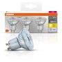 Żarówki LED Multipack 3x4.3 W 2700 K gu10 4058075818392 Osram Base zdj.1