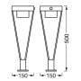Lampa stojąca 1x7 W czarny 4099854455650 Osram Endura Style Solar Bouquet zdj.2