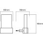 Lampka nocna z czujnikiem zmierzchu 1x0.28 W biała 4099854530654 Osram Lunetta zdj.2