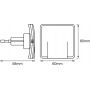 Lampka nocna z czujnikiem ruchu 1x0.3 W biała 4099854530678 Osram Lunetta zdj.2