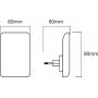 Lampka nocna z czujnikiem zmierzchu 1x0.28 W biała 4099854532139 Osram Lunetta zdj.2