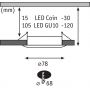 Lampa do zabudowy 92479 Paulmann Choose zdj.2