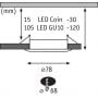 Lampa do zabudowy 92481 Paulmann Choose zdj.2