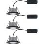 Lampa do zabudowy 3x5 W czarny 93096 Paulmann Calla zdj.5