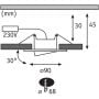 Lampa do zabudowy 1x6 W chrom 99928 Paulmann Calla zdj.2