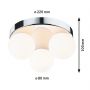 Lampa podsufitowa 3x20 W chrom PL71062 Paulmann Gove zdj.2