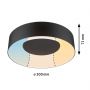 Plafon 1x16 W czarny PL71096 Paulmann Casca zdj.2