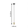 Lampa wisząca 1x60 W złota PL71134 Paulmann Ravi zdj.2