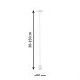 Lampa wisząca 1x60 W biała PL71135 Paulmann Ravi zdj.2