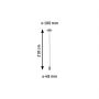 Lampa wisząca 1x60 W aluminium PL78434 Paulmann Neordic zdj.2