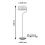 Lampa stojąca 1x22 W chrom PL79721 Paulmann Belaja zdj.2