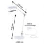 Lampa biurkowa 1x11 W biała PL79884 Paulmann Numis zdj.2