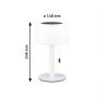 Lampa stołowa 1x1.6 W biała PL94606 Paulmann Bartja zdj.2