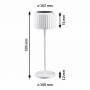Lampa stołowa 1x3.7 W biała PL94879 Paulmann Else zdj.2