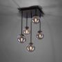 Lampa podsufitowa 5x3 W czarny 671918 Paul Neuhaus Widow zdj.4