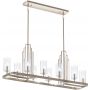Lampa wisząca x40 W nikiel QNKIMROSE10PN Quintiesse Kimrose zdj.1