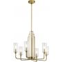 Lampa wisząca 6x40 W mosiądz QNKIMROSE6BNB Quintiesse Kimrose zdj.1