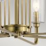Lampa wisząca 6x40 W mosiądz QNKIMROSE6BNB Quintiesse Kimrose zdj.4