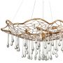 Lampa wisząca 6x40 W złota QNLAGUNA6P Quintiesse Laguna zdj.2
